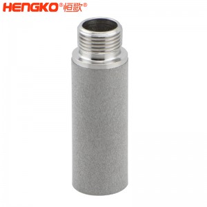 廠家定制批發(fā)不銹鋼燒結氣體濾芯,耐高溫流通快高精準除塵濾芯