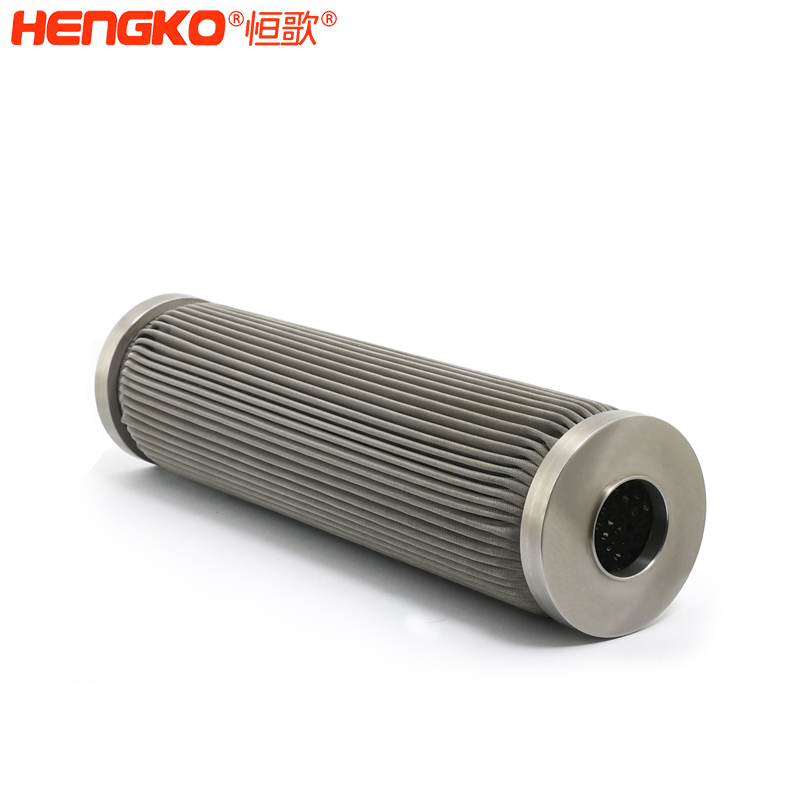 不銹鋼燒結網濾筒